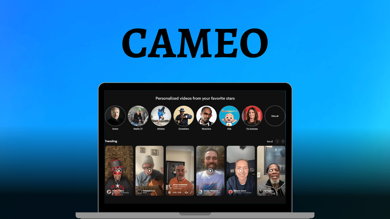 Cameo: Get Your Customized Video Messages From Celebrities