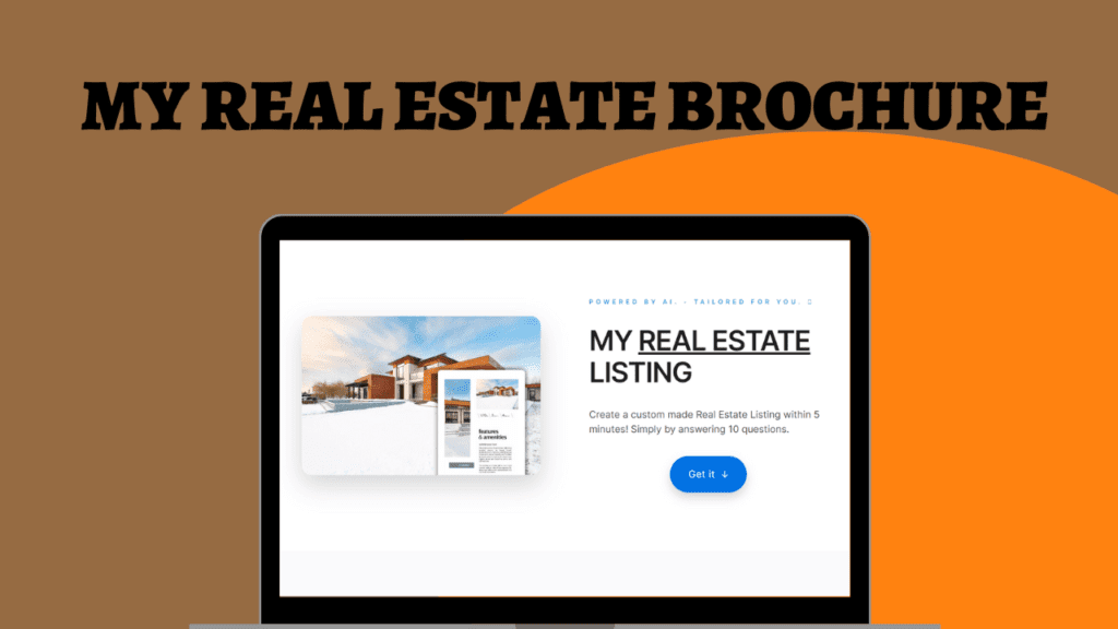 real estate brochure