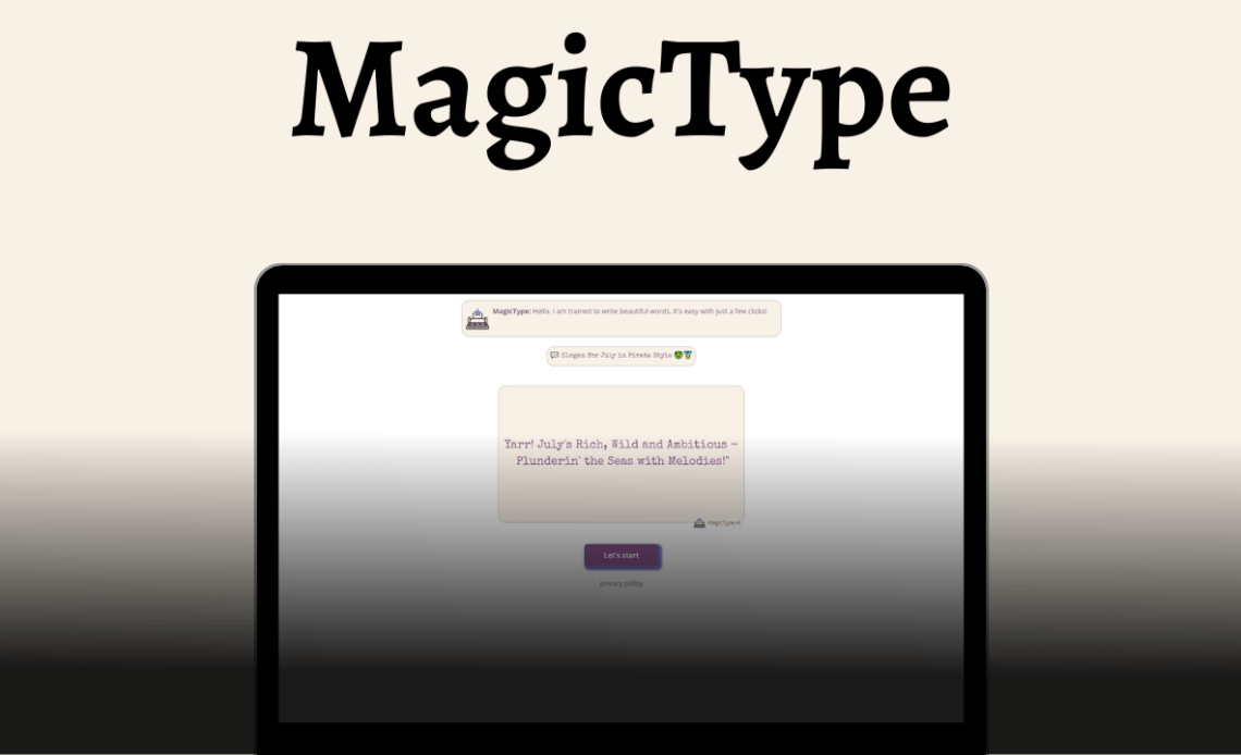 Magic Type AI
