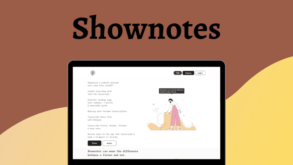 Shownotes.io