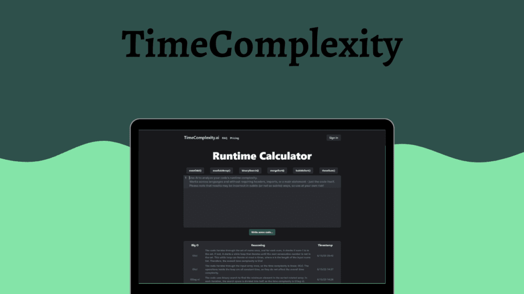 runtime complexity