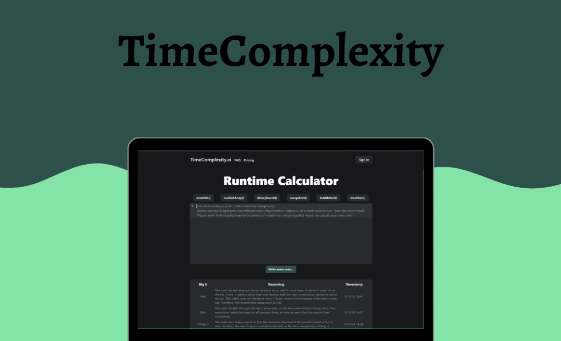 runtime complexity
